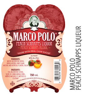 Marco Polo Peach Schnapps Liqueur