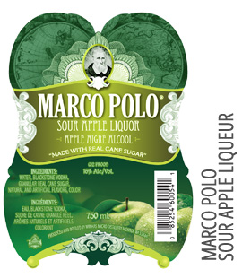 Marco Polo Sour Apple Liqueur