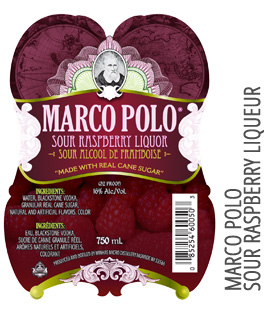 Marco Polo Sour Raspberry Liqueur