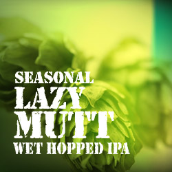 Lazy Mutt Wet Hopped IPA Seasonal Beer