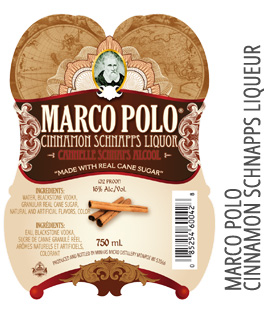 Marco Polo Cinnamon Schnapps Liqueur