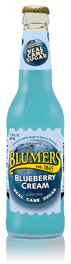 Blumers Old Fashioned Soda Blueberry with Real Cane Sugar